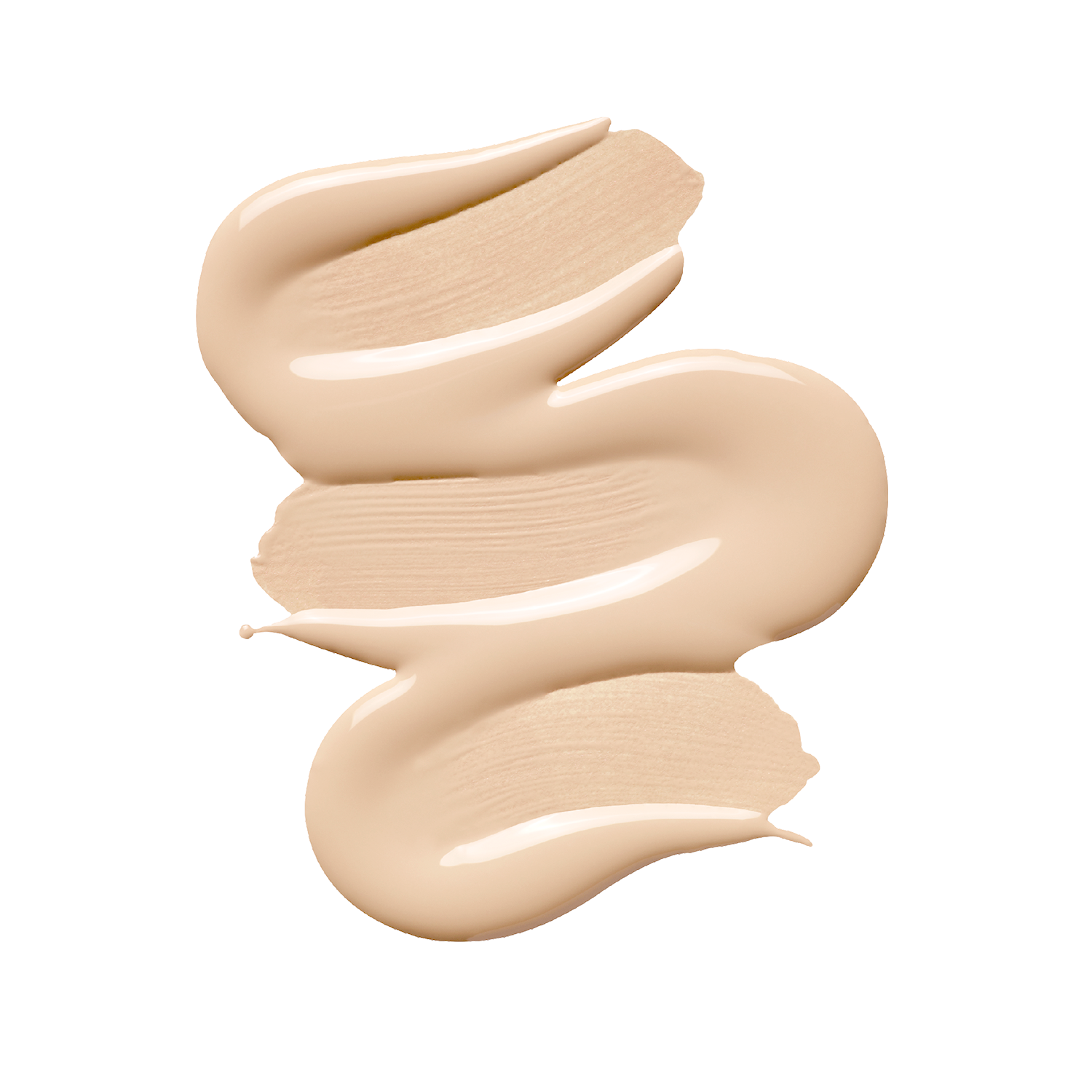 Nikol Beautys BB CRÈME features a creamy beige swatch with a smooth, glossy texture on a white background. Enriched with Kakadu Plum extract for added radiance, it showcases three overlapping, curved strokes.