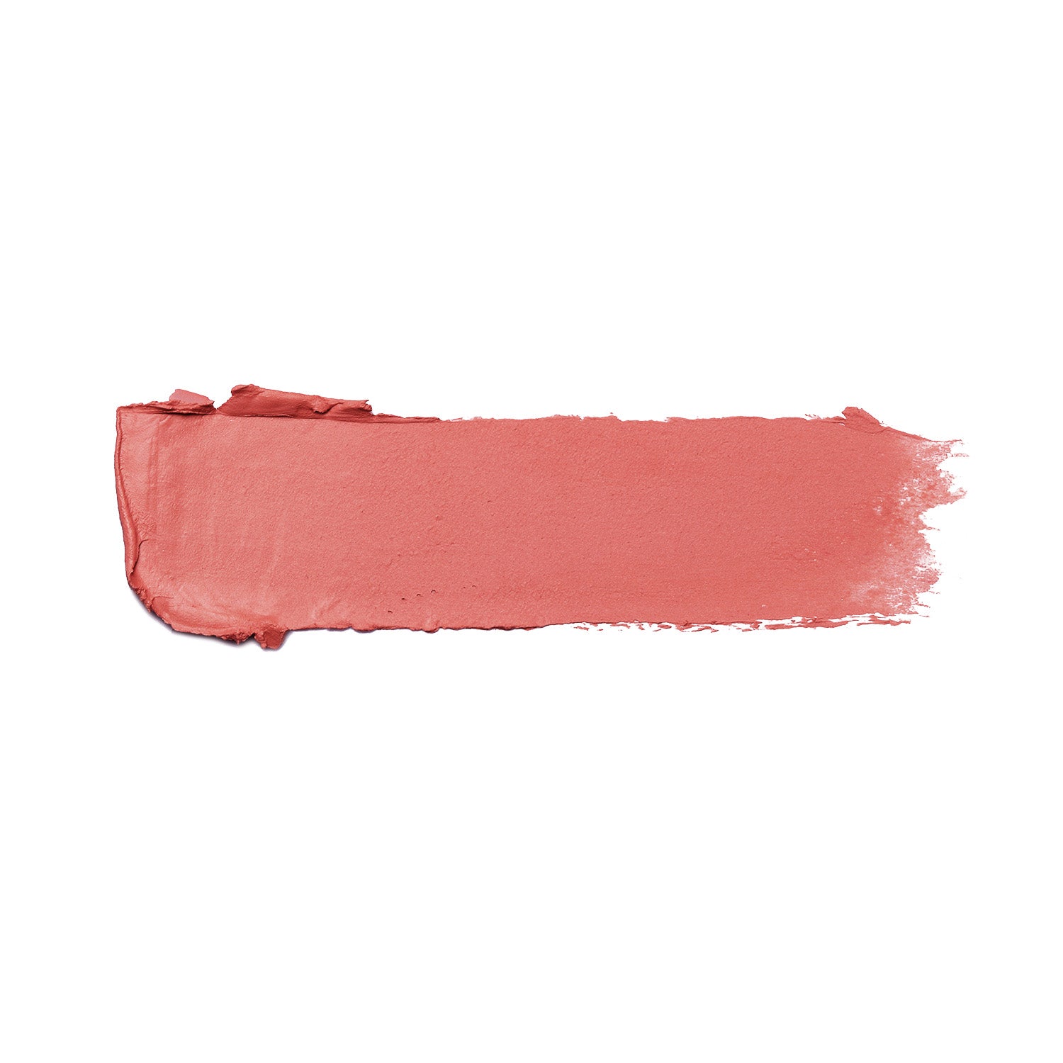 A swatch of Shopgalaxyss NikRay Shiny Velvet Cream Lipstick #701 in matte pink smears across a white background, showcasing its texture and hydrating, cruelty-free formula.
