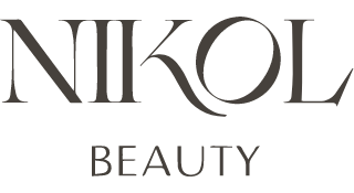 The image features the logo for Shopgalaxys with NIKOL in large, elegant font above the word BEAUTY in smaller, uppercase letters. The overall style is sleek and sophisticated.